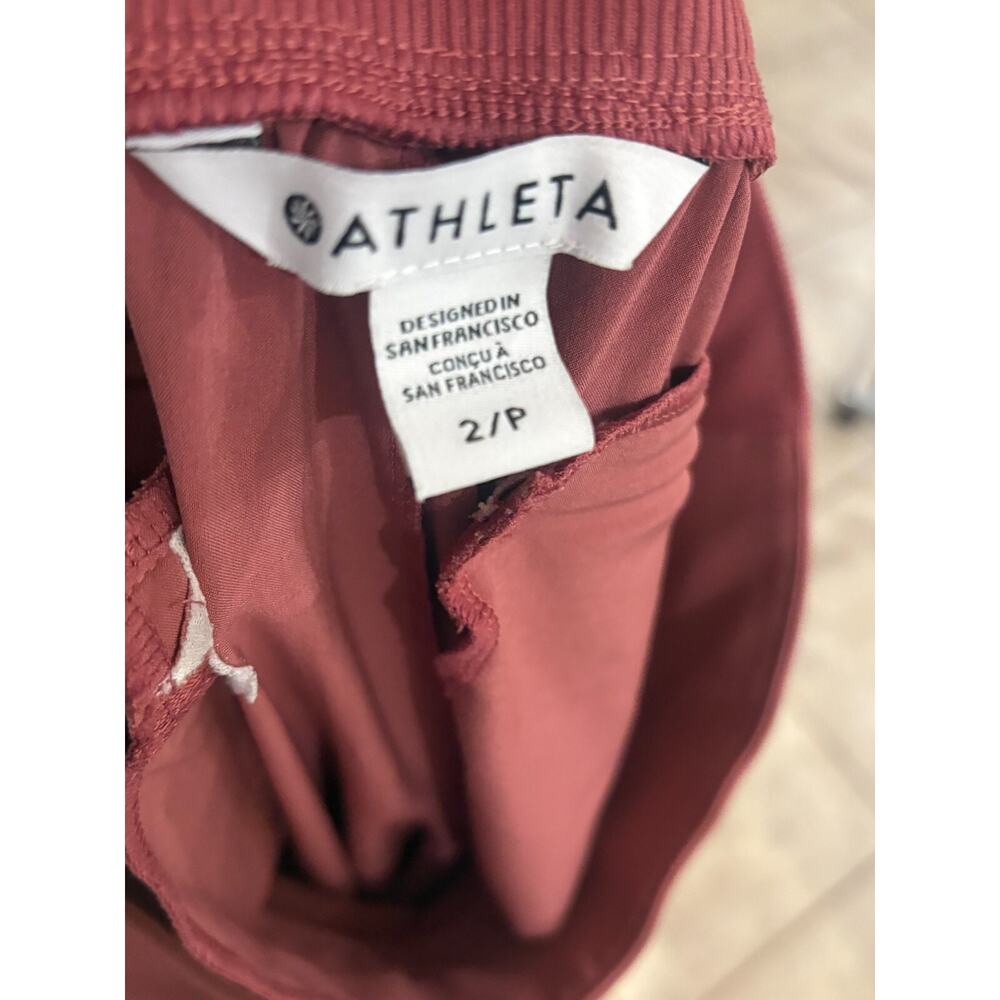 Athleta Rose Pink Cropped Ankle Pants - Picture 4 of 5